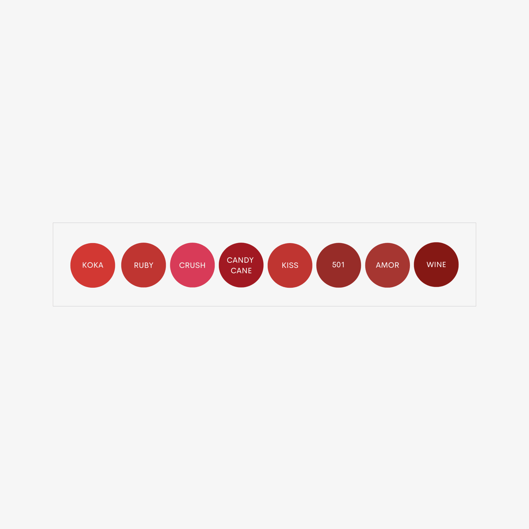 Stickers Vernis Rond Vernis Semi-Permanent Rouges clairs - NAILS FRS