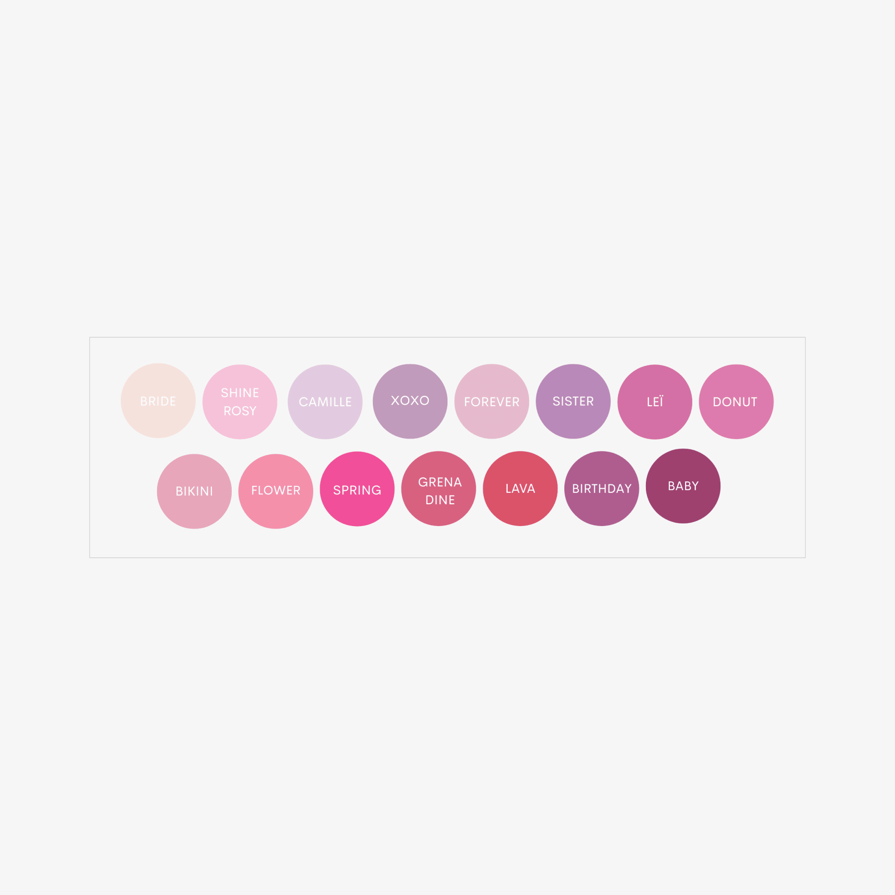 Stickers Vernis Rond Vernis Semi-Permanent Roses - NAILS FRS