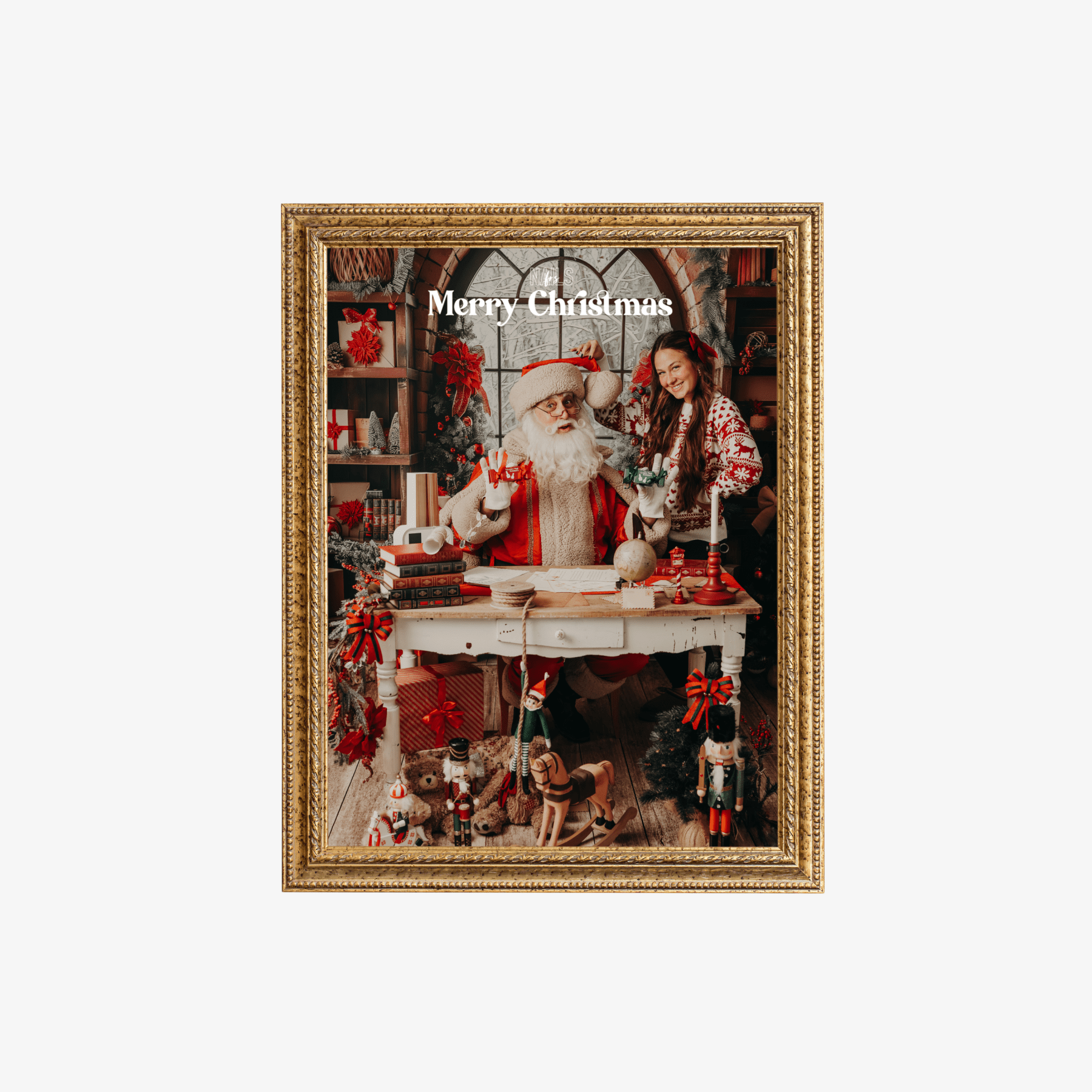 Posters NAILS FRS Poster Pere noël 2024 - NAILS FRS