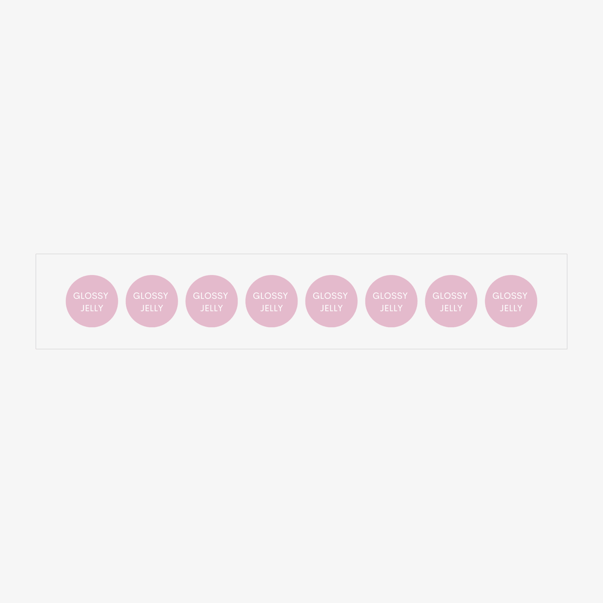 Stickers Vernis Rond Vernis Semi-Permanent Top coat glossy jelly - NAILS FRS