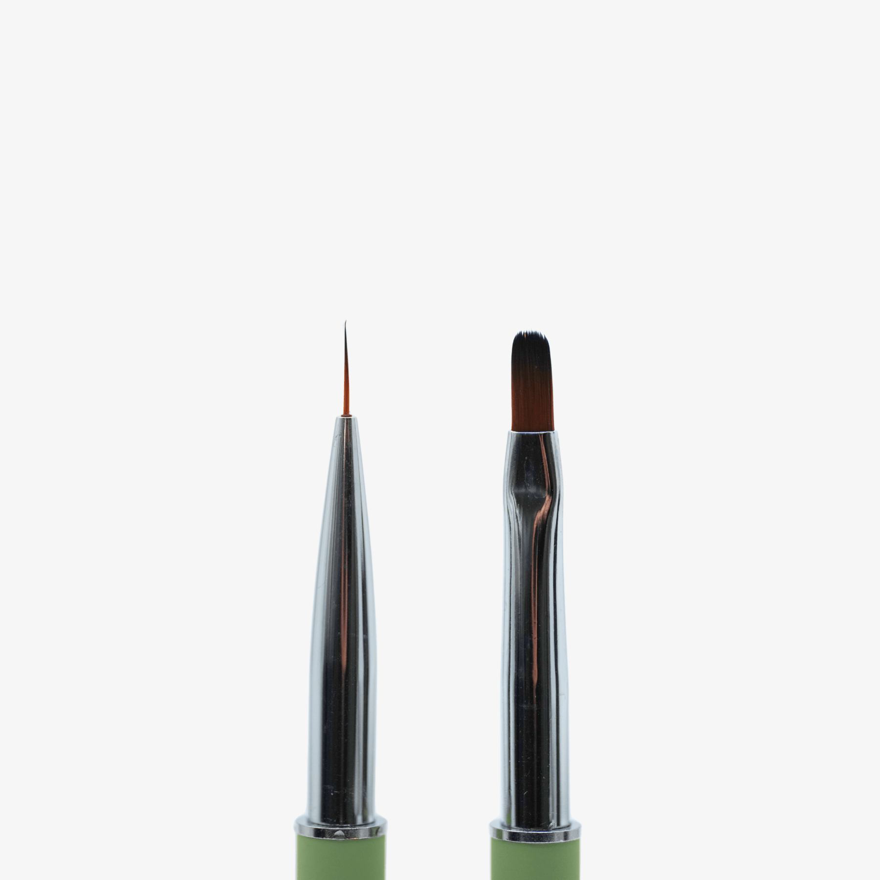 Pinceau olive double sans limage - pinceaux NAILS FRS