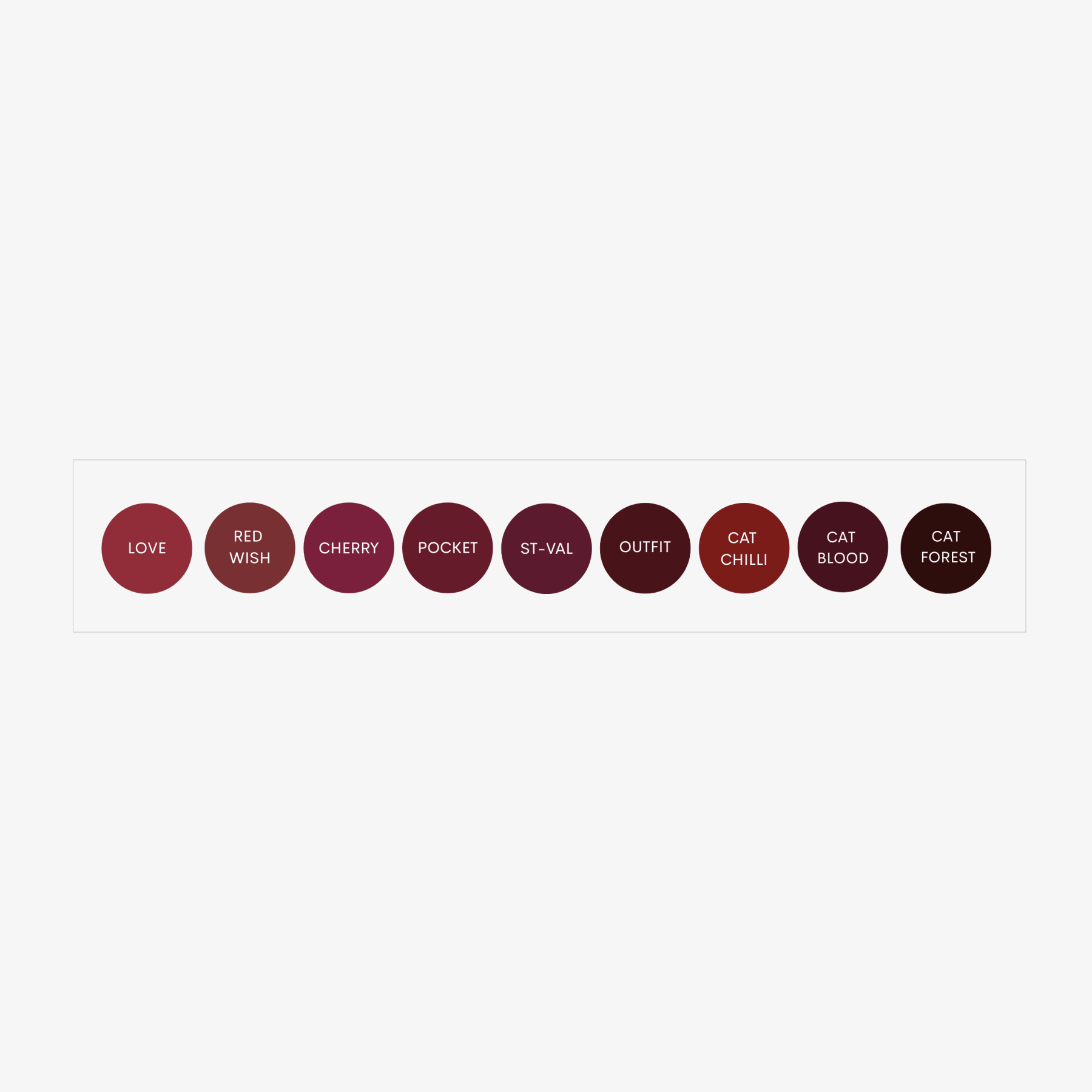 Stickers Vernis Rond Vernis Semi-Permanent Rouges foncés - NAILS FRS