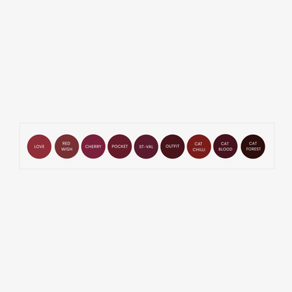 Stickers Vernis Rond Vernis Semi-Permanent Rouges foncés - NAILS FRS