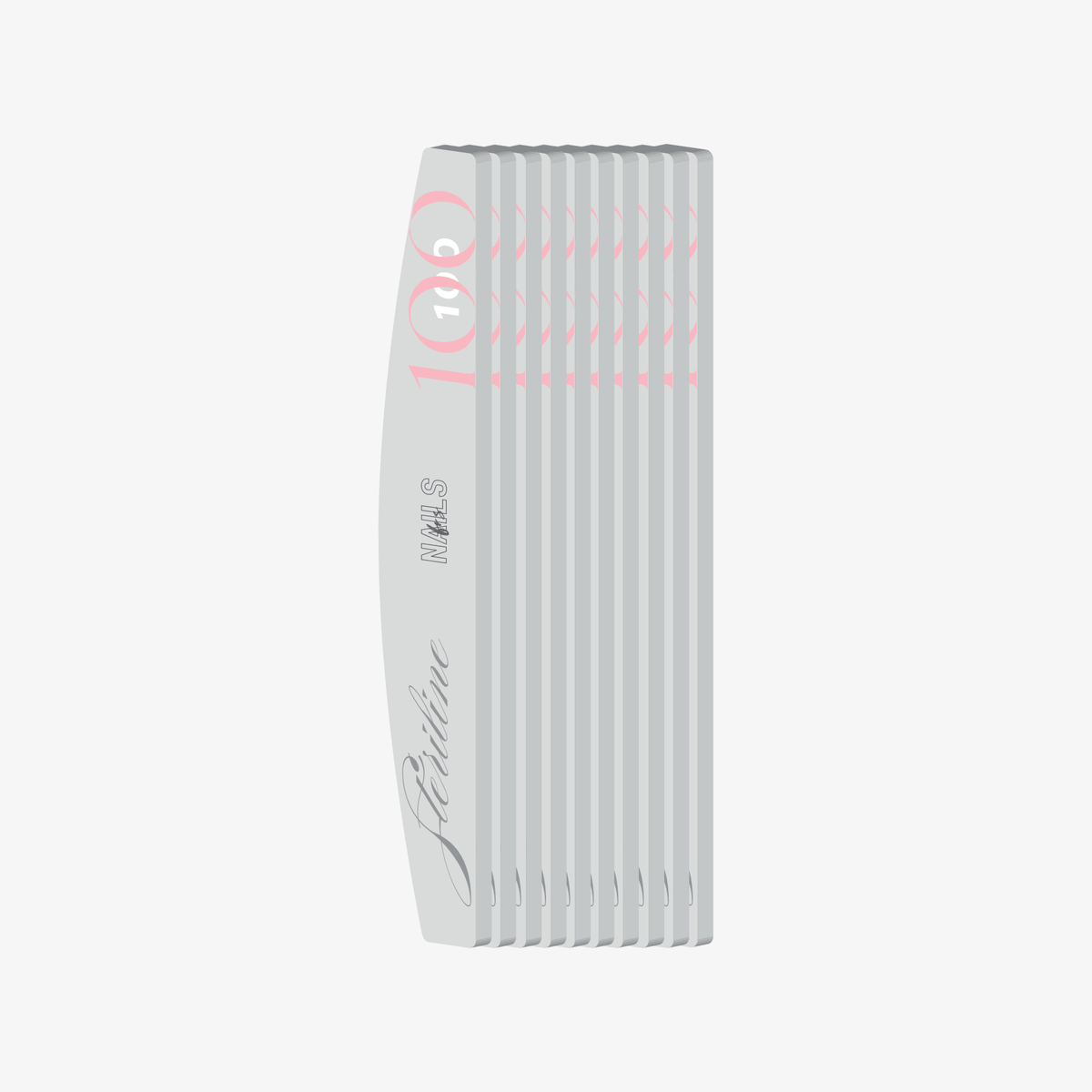 Recharge buffer demi lune adhésives jetables 10pcs 100 - Lime NAILS FRS