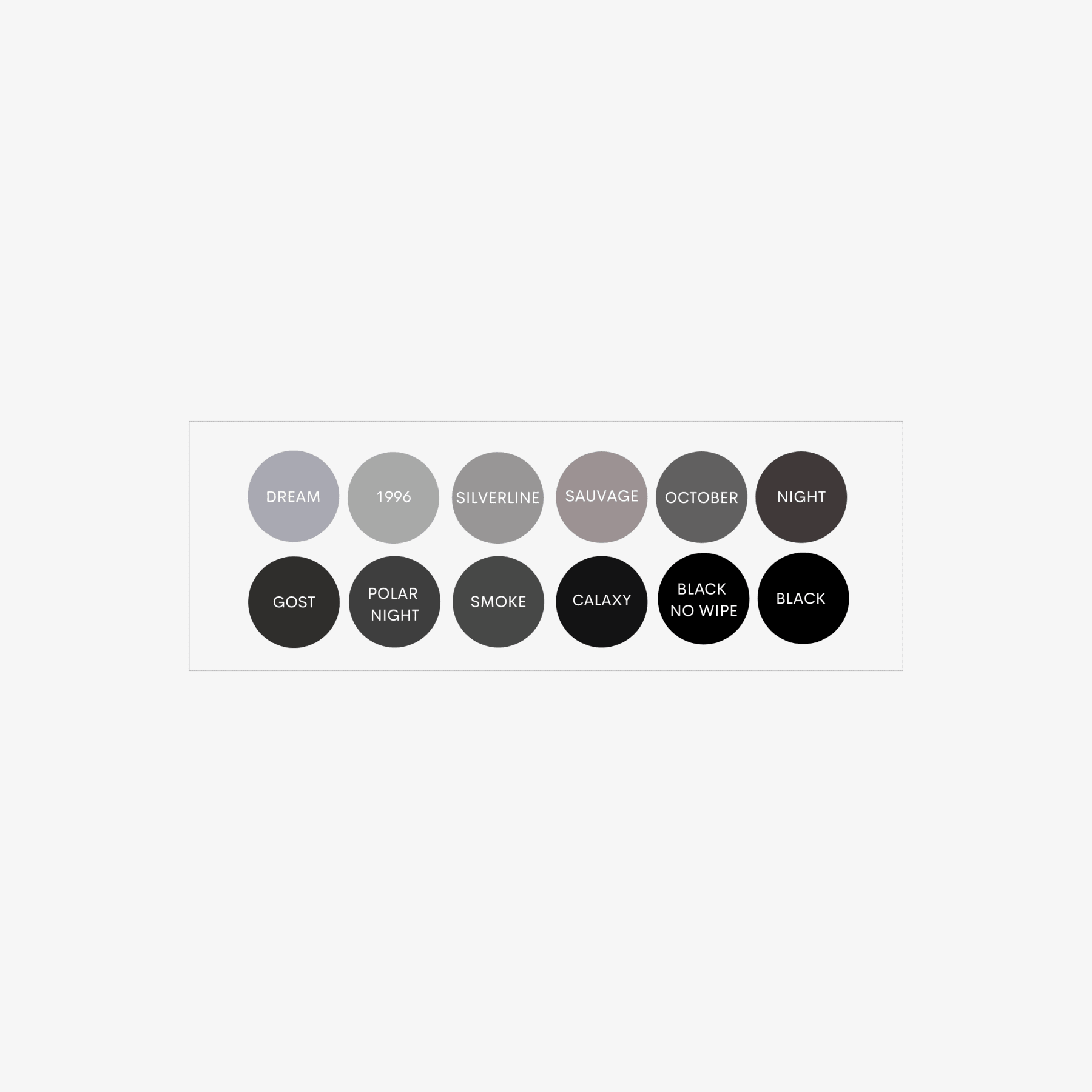Stickers Vernis Rond Vernis Semi-Permanent Gris - NAILS FRS