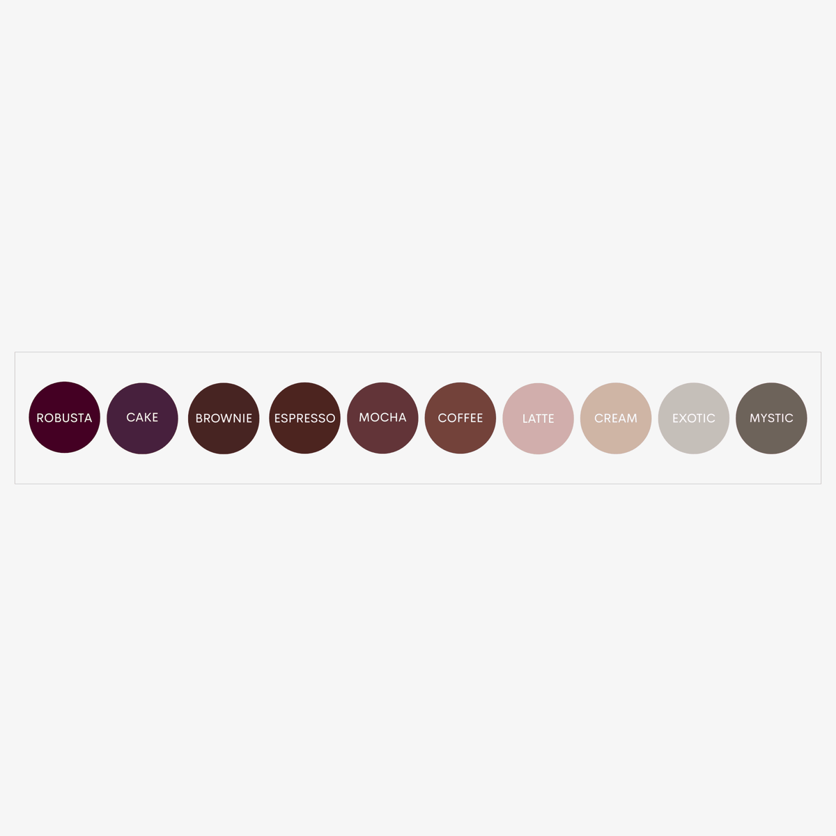 Stickers Vernis Rond Vernis Semi-Permanent Marrons - NAILS FRS