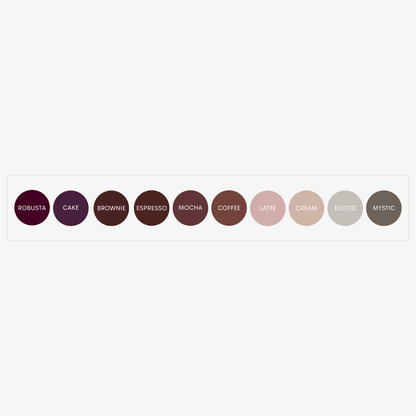 Stickers Vernis Rond Vernis Semi-Permanent Marrons - NAILS FRS