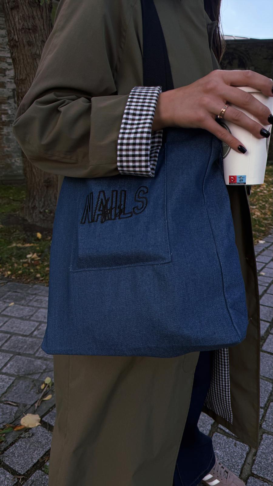 Tote bag Total Look Denim - NAILS FRS