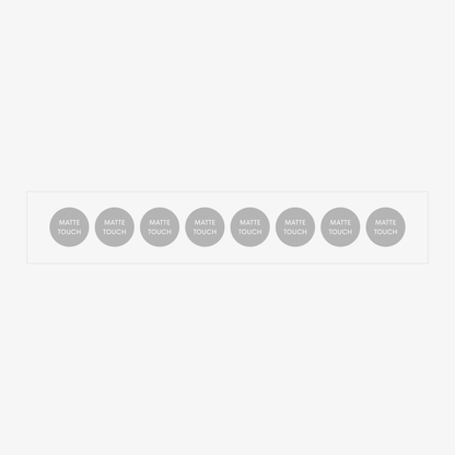 Stickers Vernis Rond Vernis Semi-Permanent Top coat matte touch - NAILS FRS