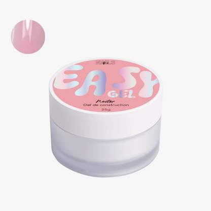 Pot 25 g du gel de construction Easy gel Nectar NAILS FRS, teinte rose pêche