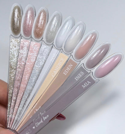 Nuancier double paroi ovale clear - nuancier NAILS FRS