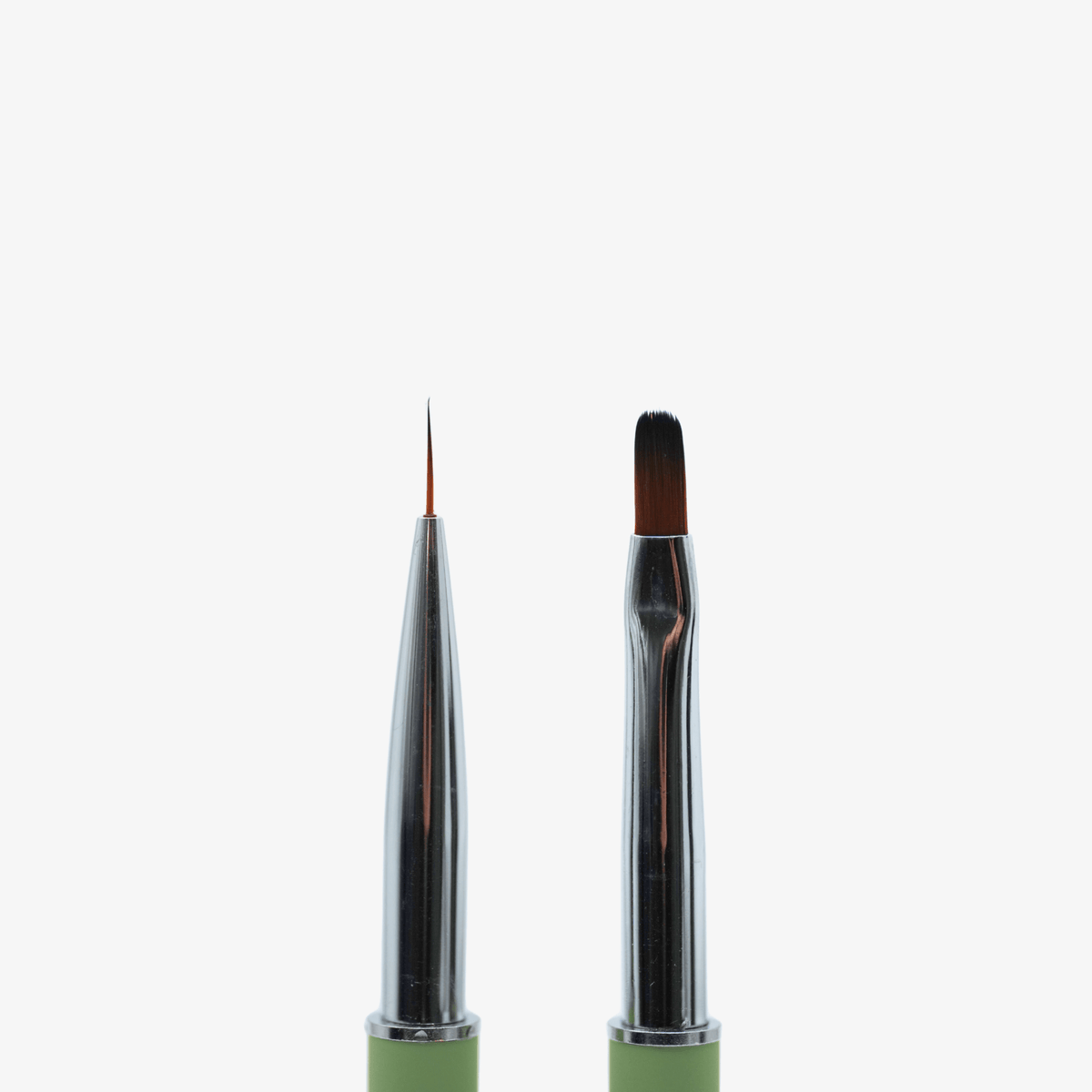 Pinceau olive double sans limage - pinceaux NAILS FRS
