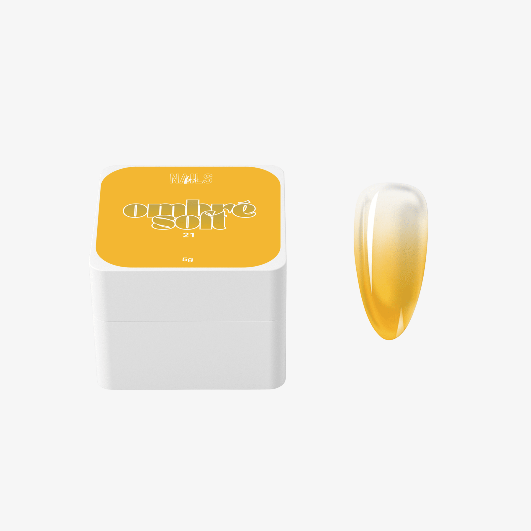 Ombré Soft 21 Orange - Gel Paint Dégradé Vitaminé - NAILS FRS