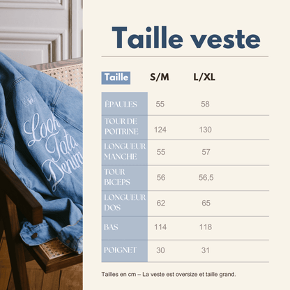 Veste en jean Total Look Denim S/M - NAILS FRS