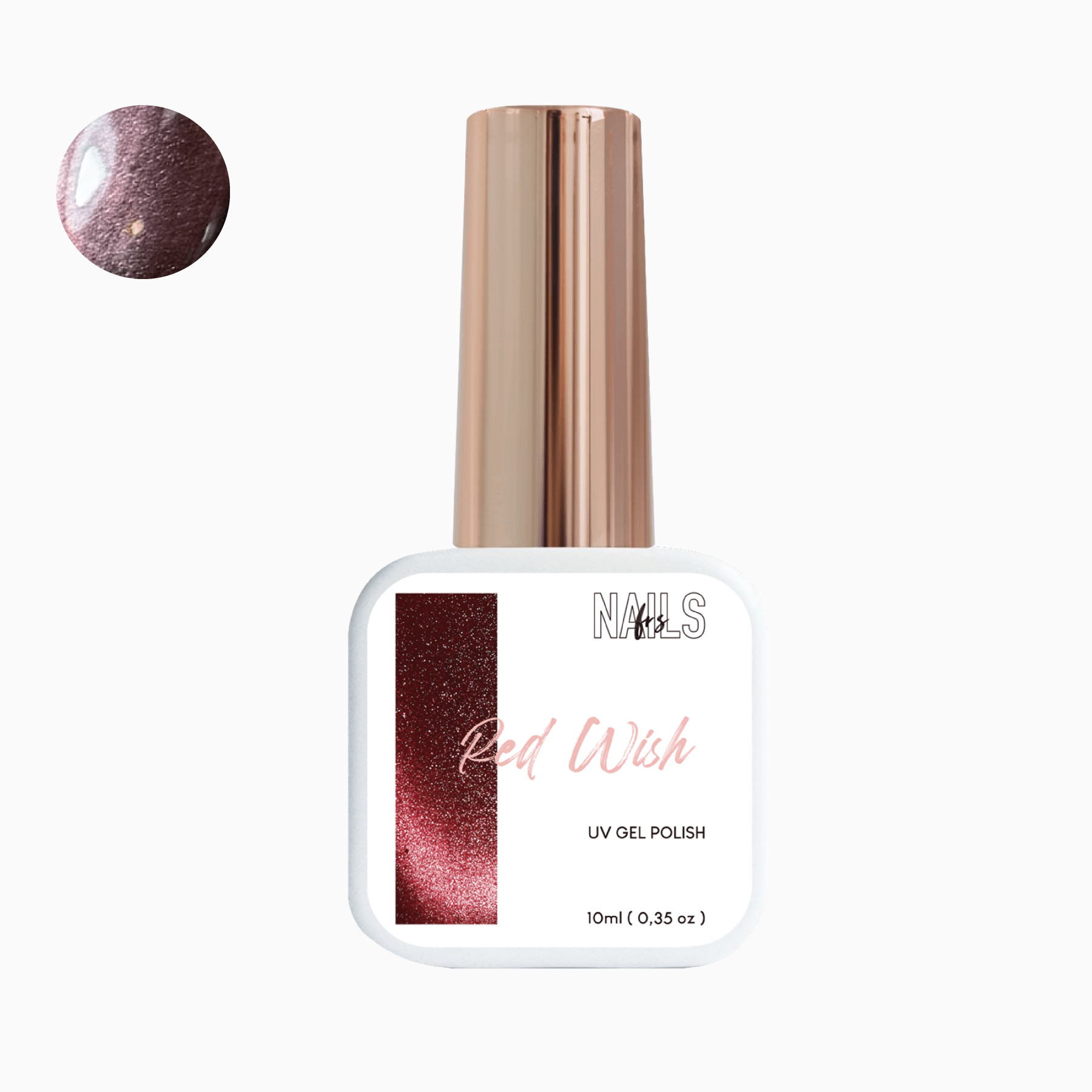 Gel polish Red wish - NAILS FRS