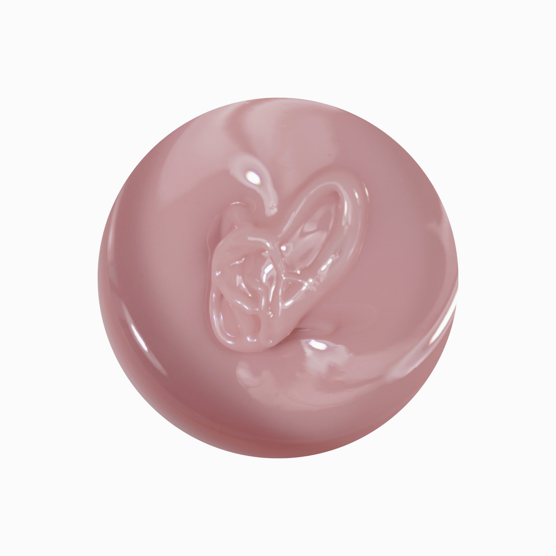 Texture du gel de construction Solid fiber Almond, goutte rose brun clair épaisse