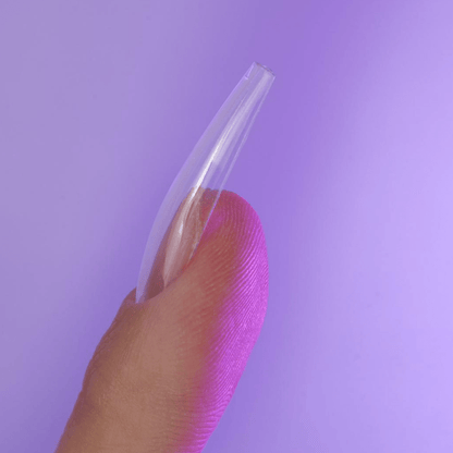 Profil d'une capsule américaine ballerine longue montrant la courbure C-curve