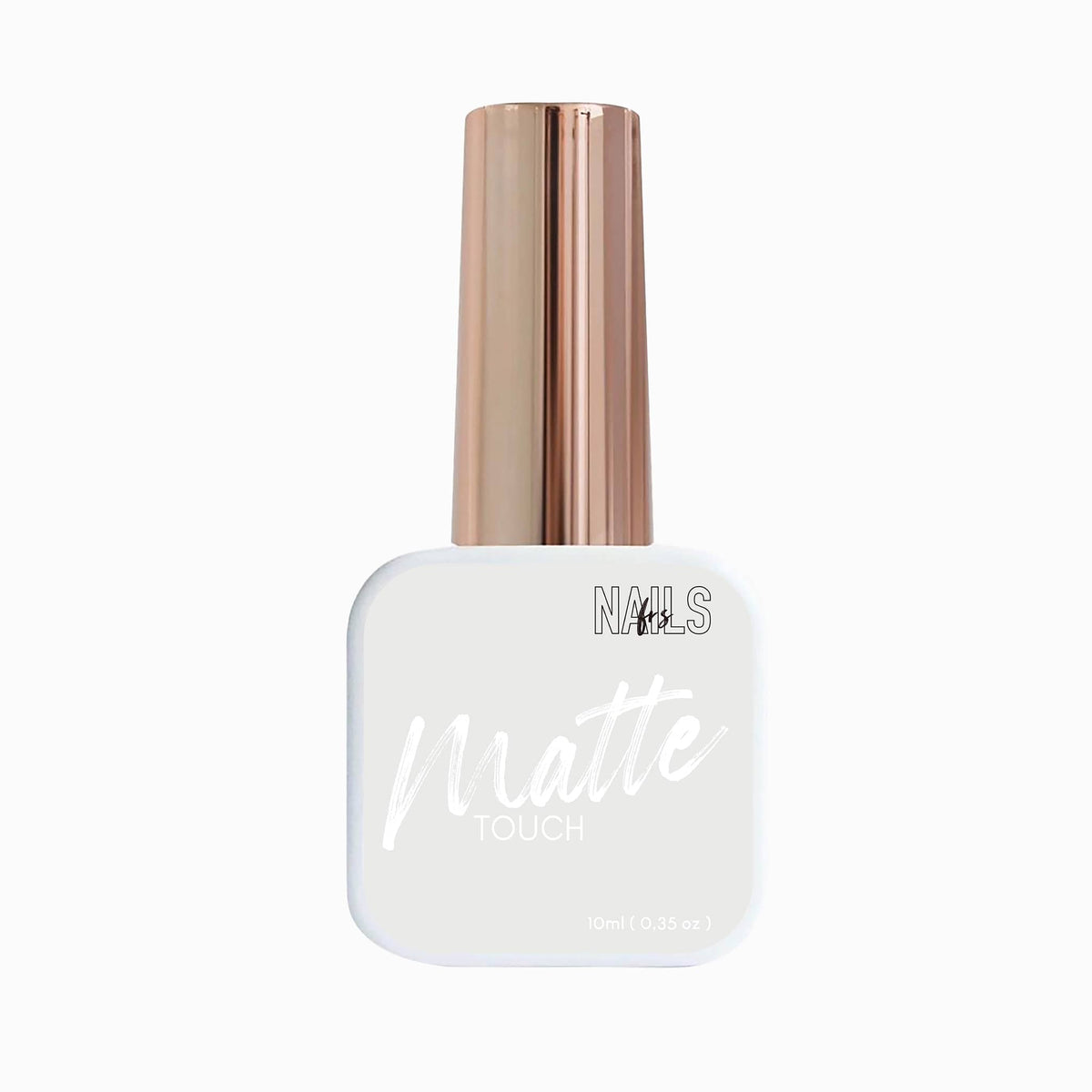 Flacon 10 ml du Top coat Matte Touch NAILS FRS, finition mate veloutée