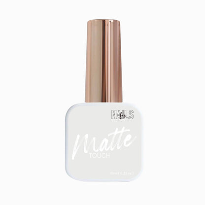 Flacon 10 ml du Top coat Matte Touch NAILS FRS, finition mate veloutée