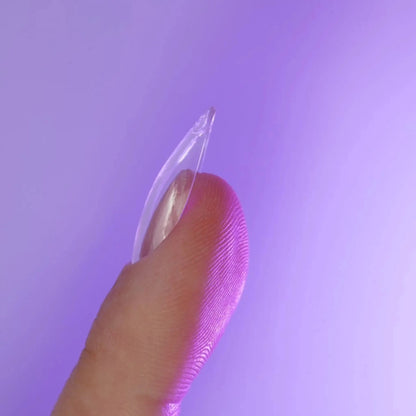 Profil d'une capsule américaine amande médium montrant la courbure C-curve