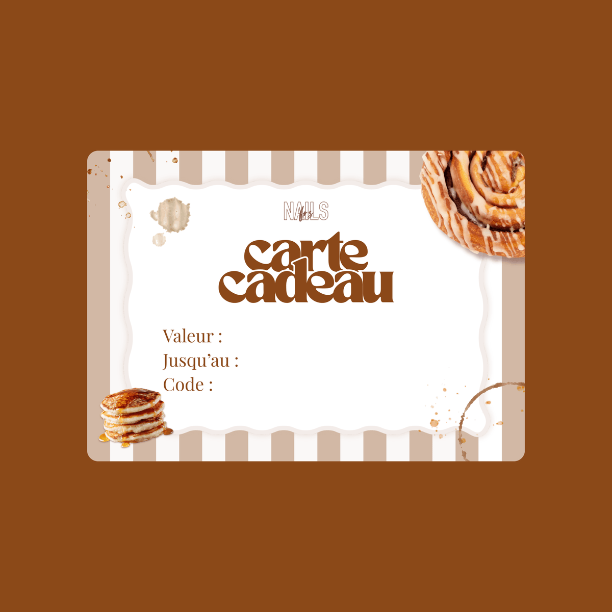 Carte Cadeau NAILS FRS 30 € - NAILS FRS