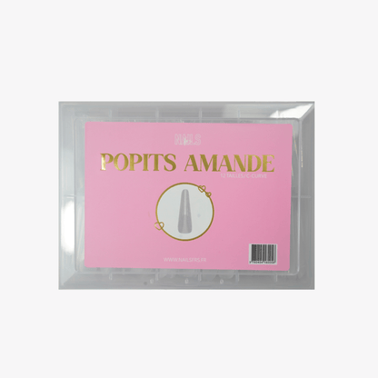 Coffret Popits amande NAILS FRS, 12 tailles de moules pour extensions d'ongles