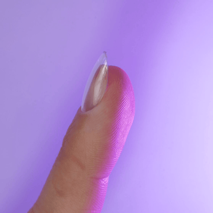 Profil d'une capsule américaine amande XS natural montrant la courbure C-curve